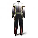 Speed Overall Cordura NEVADA CS-4 schwarz/weiß/neongelb/orange Gr. M